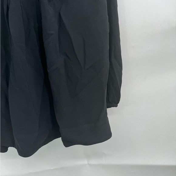 Rochas Black Camica Penny Keyhole Back Women 38/8/Medium Quarter Sleeve Blouse - Picture 7 of 13